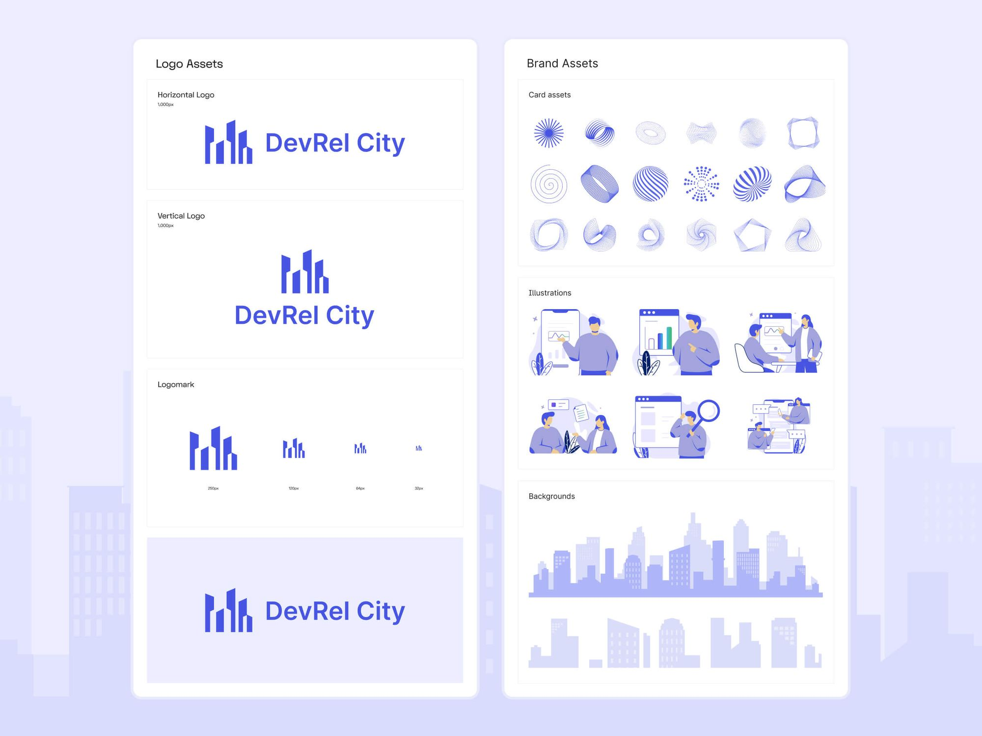 DevRel City logo and brand assets