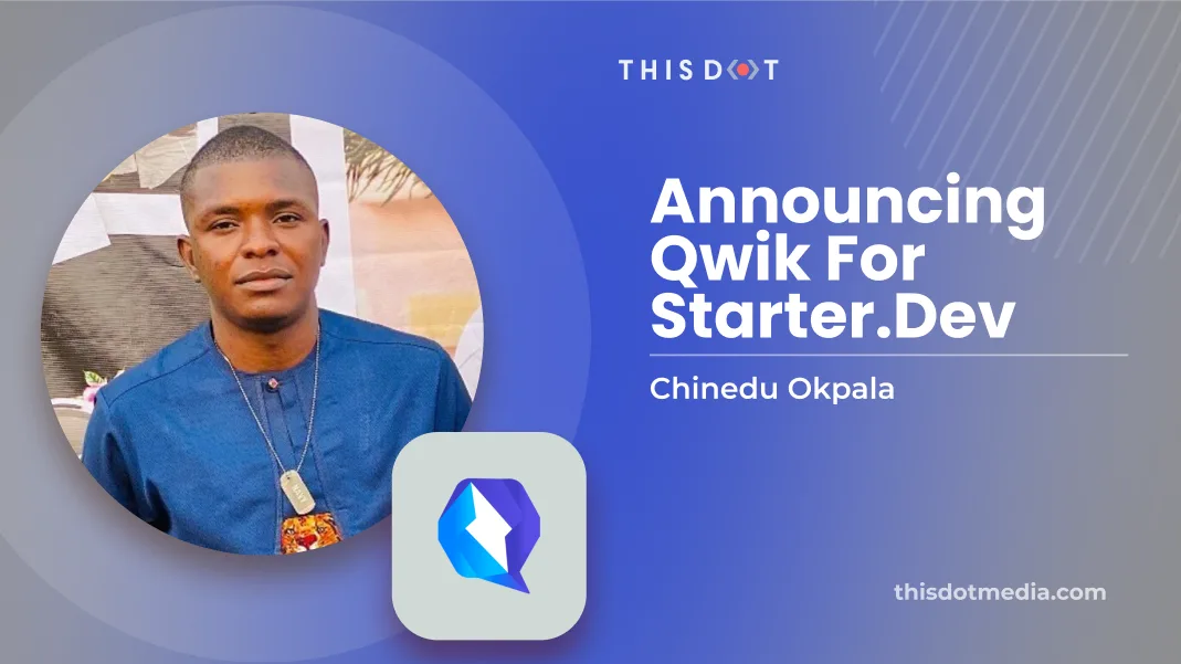 Announcing Qwik for starter.dev cover image