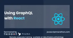 Using GraphQL with React Cover