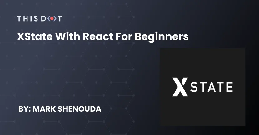 XState with React for Beginners cover image