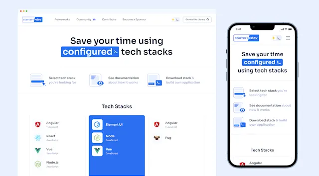 Starter.dev Hero Background Image