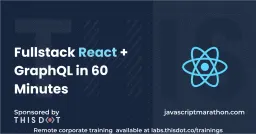 Fullstack React + GraphQL in 60 Minutes Cover