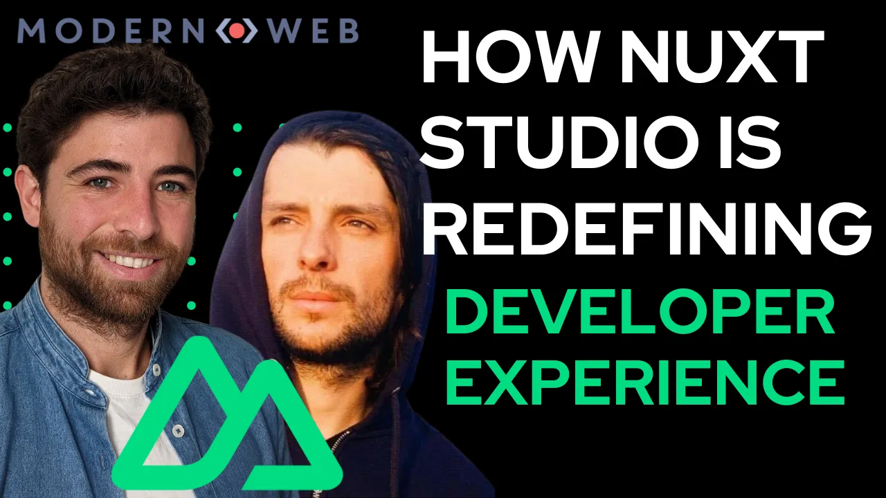 How Nuxt Studio is Redefining Developer & User Experience with Baptiste Leproux & Ferdinand Coumau cover image