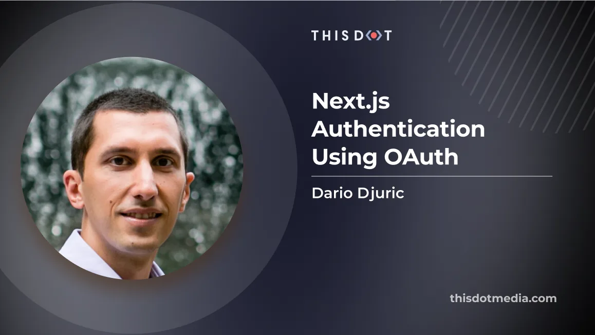 Next.js Authentication Using OAuth cover image