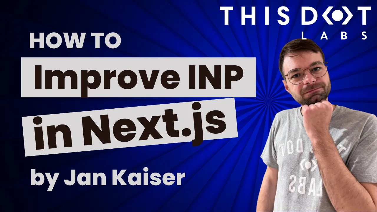 Improving INP in React and Next.js cover image