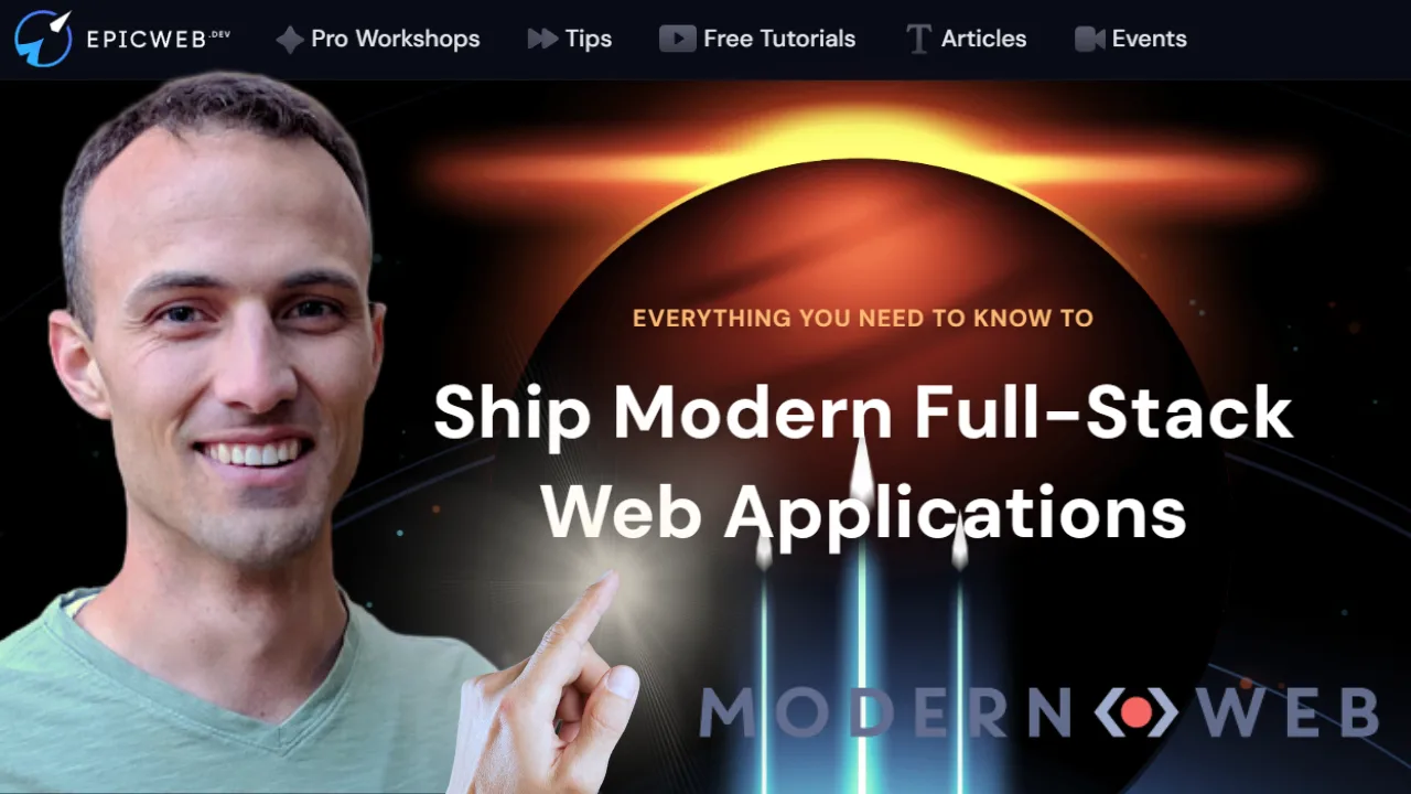Kent C. Dodds on Why he Traded Angular for React, Launching EpicWeb.dev, + What’s Next for EpicReact.dev cover image