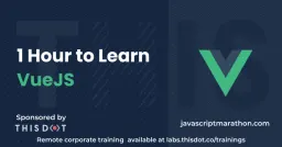 1 Hour to Learn VueJS Cover
