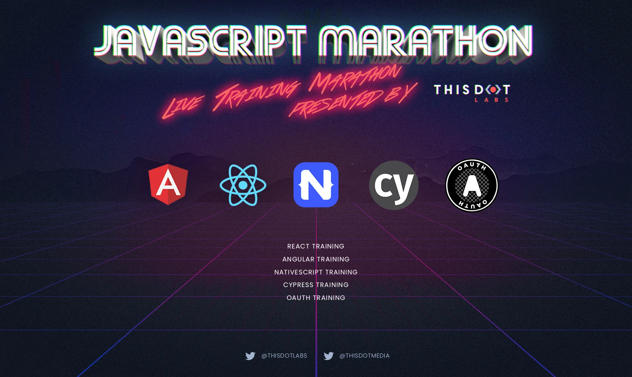 Announcing July JavaScript Marathon - Free, online training! cover image