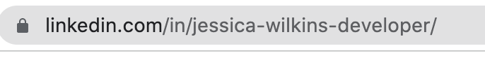 Jessica Wilkins Linkedin custom URL for article 