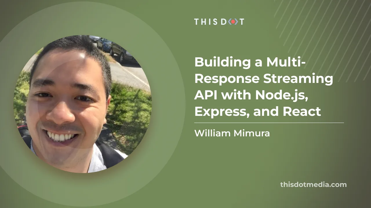 Building a Multi-Response Streaming API with Node.js, Express, and React cover image