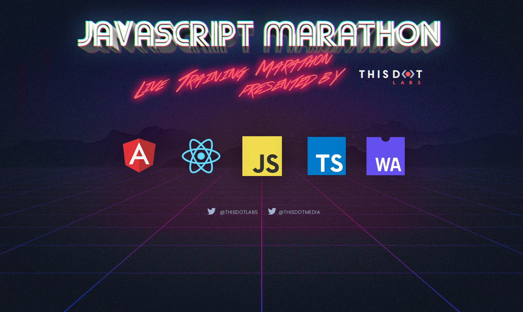 Announcing September JavaScript Marathon - Free, online training! cover image