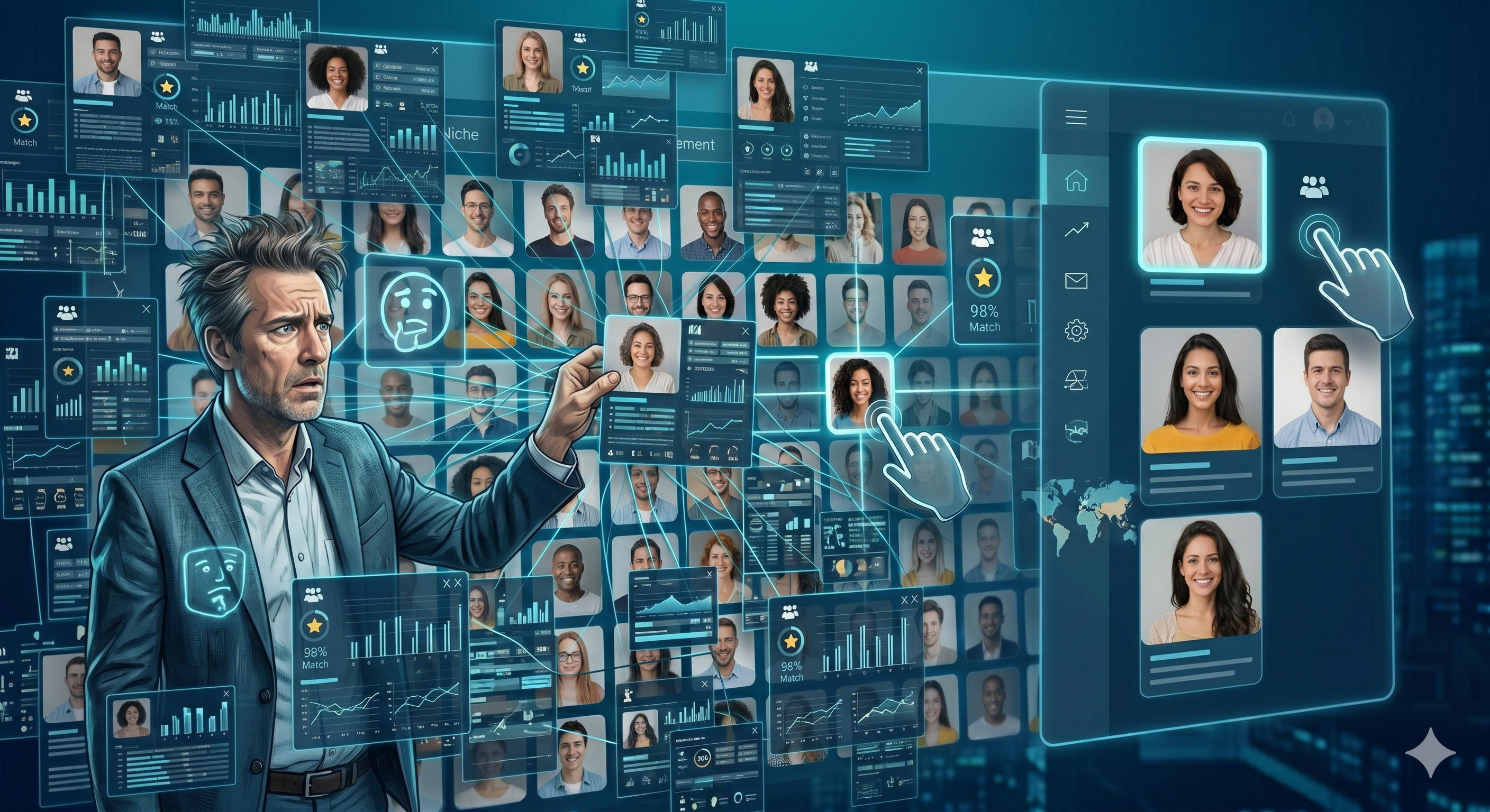 AI智慧媒合系統，精準篩選網紅與品牌合作對象