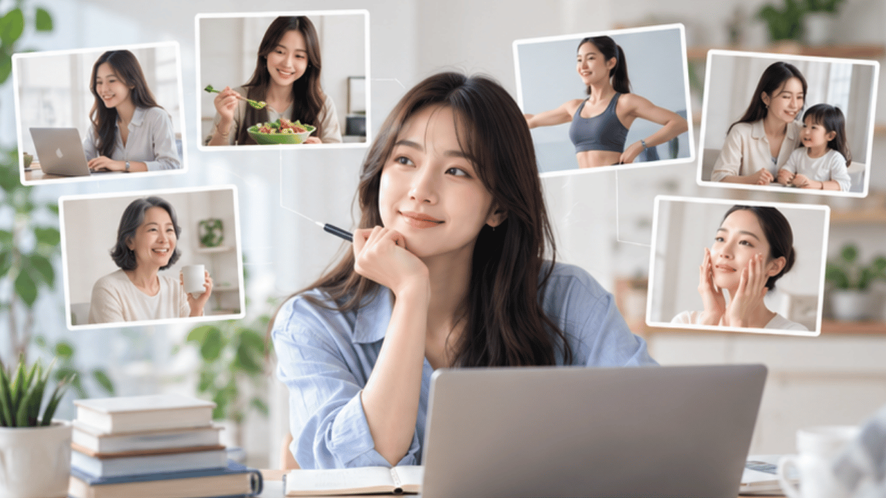 AD POST 網紅媒合可依不同保健品的生活情境延伸創作者人選，從上班、運動、飲食、家庭到熟齡生活，找到更貼近產品需求的合作方向