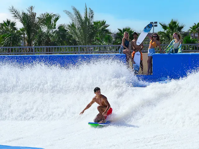Plongez dans l’excitation aquatique à la piscine à vagues, où des éclaboussures palpitantes et un plaisir sans fin vous attendent.
