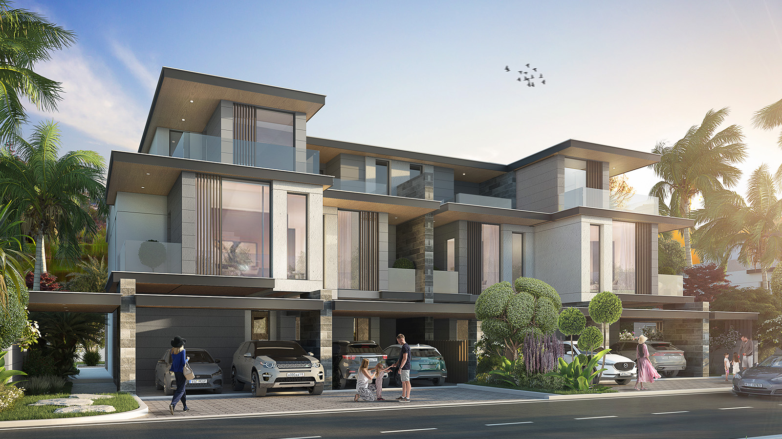 DAMAC Lagoons Morocco cluster Mediterranean themed villas with crystal lagoons Dubai