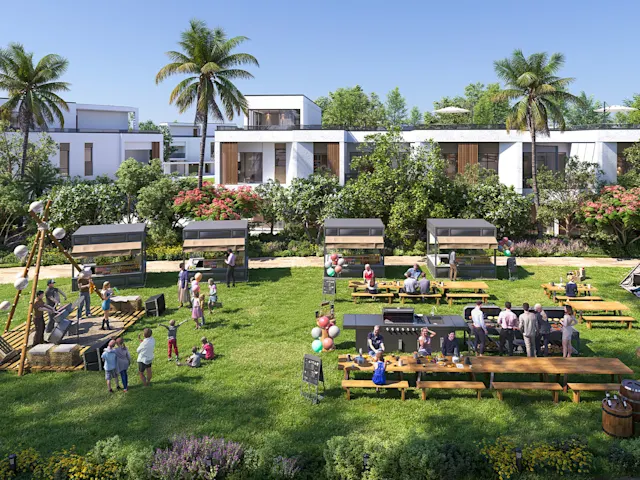 Enjoy live chef performances as they craft flavourful dishes, creating the perfect setting for relaxed barbecue gatherings in scenic outdoor spaces.