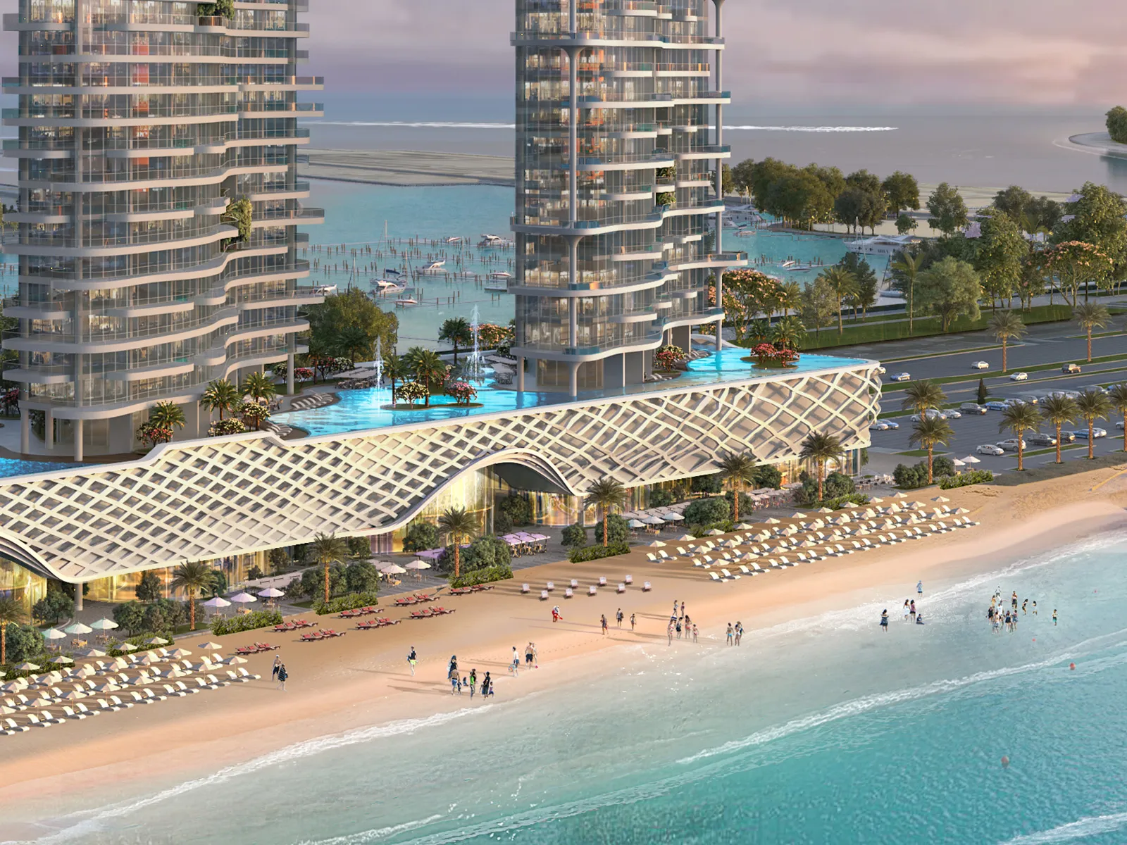 Nothing embodies luxury quite like your own private beach. Stroll along the soft sands, pausing only for a quick bite at one of the many F&B spots.