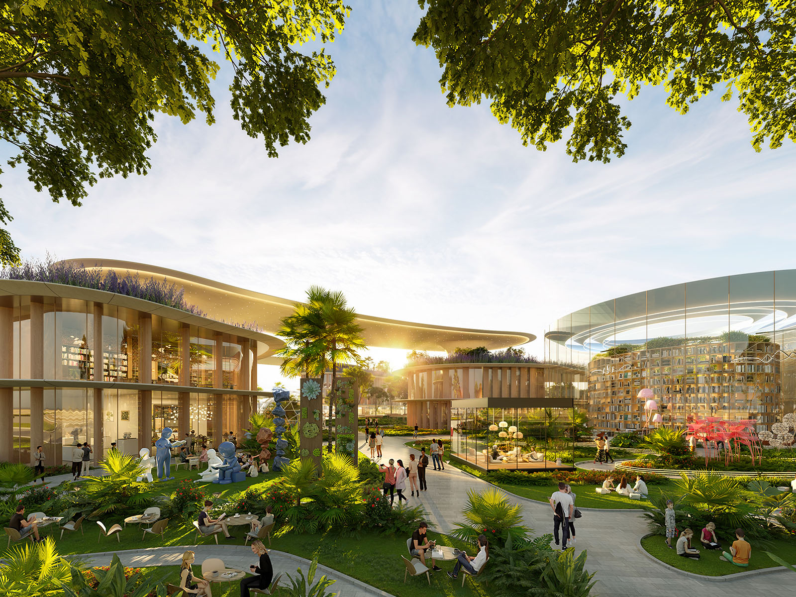 Reflect amid art, sculpture, and a tranquil study garden in a retreat crafted for creative exploration.