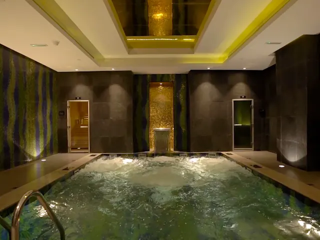 Enjoy a refreshing swim in our temperature-controlled pool, ideal for relaxation and leisure any time of the year.