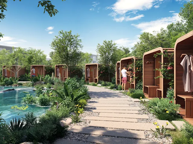 Relax in a peaceful, heat-infused retreat, where the warmth of the sauna blends with nature’s beauty, offering revitalisation, and pure tranquillity.