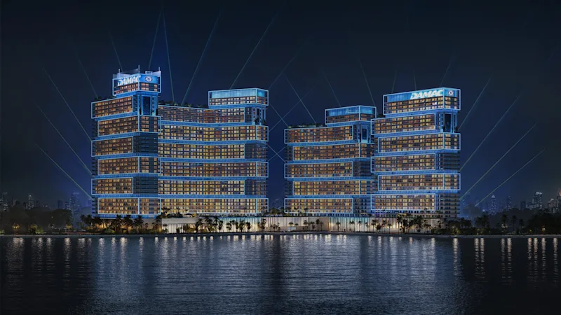 Chelsea Residences architectural render, Dubai Maritime City waterfront