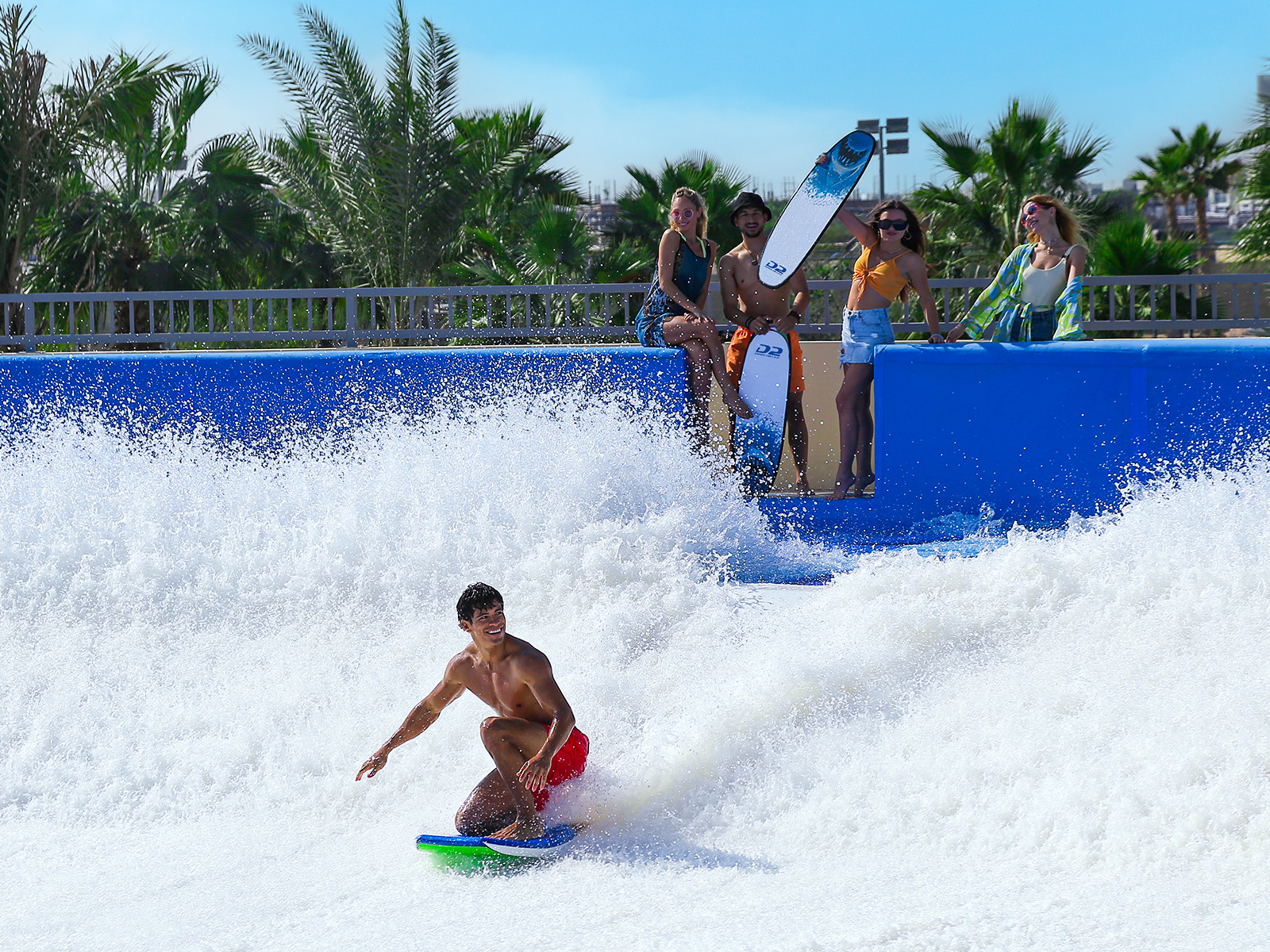 Whether you're catching your first wave or perfecting your surf tricks, get ready for non-stop fun and thrills with every splash at the wave pool.