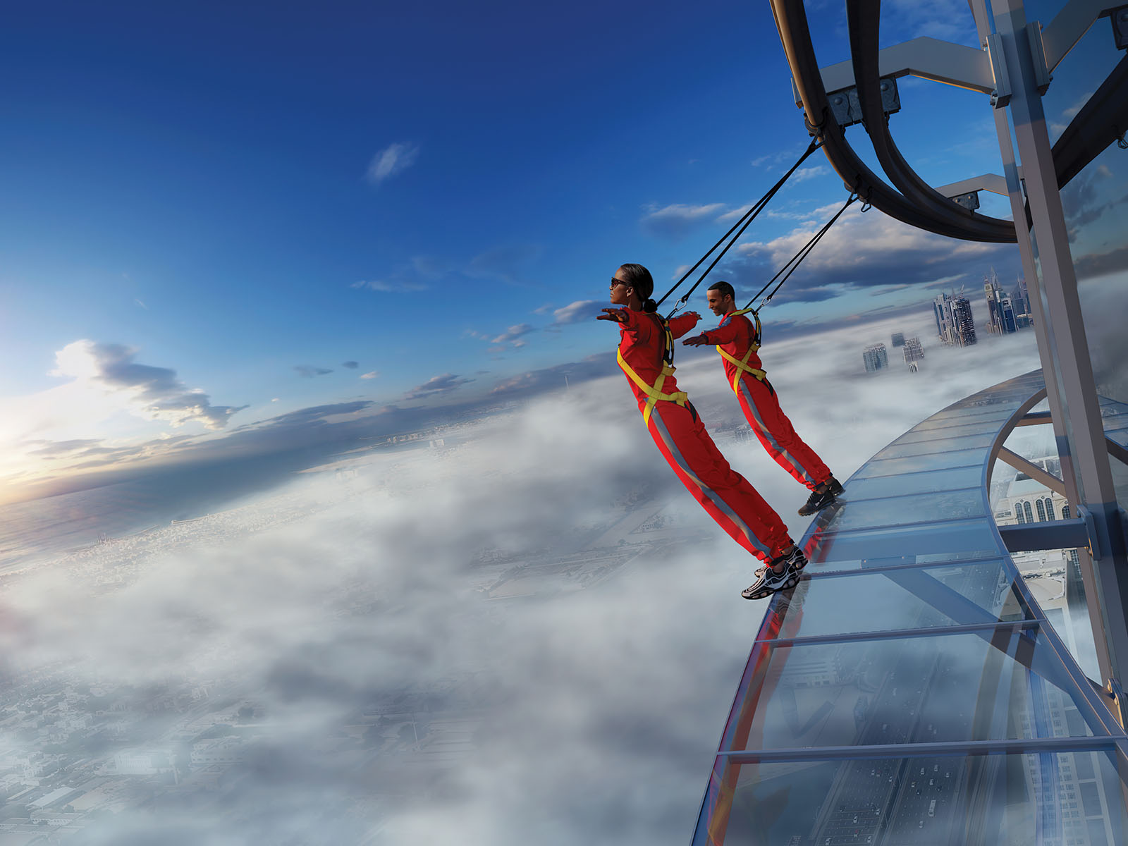 Experience the thrill of living on the edge, where you can take in breathtaking views from the highest points, offering an exhilarating adventure.