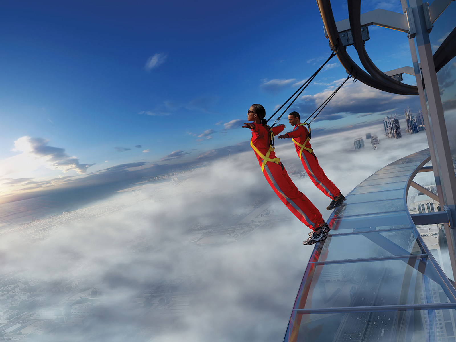 Experience the thrill of living on the edge, where you can take in breathtaking views from the highest points, offering an exhilarating adventure.