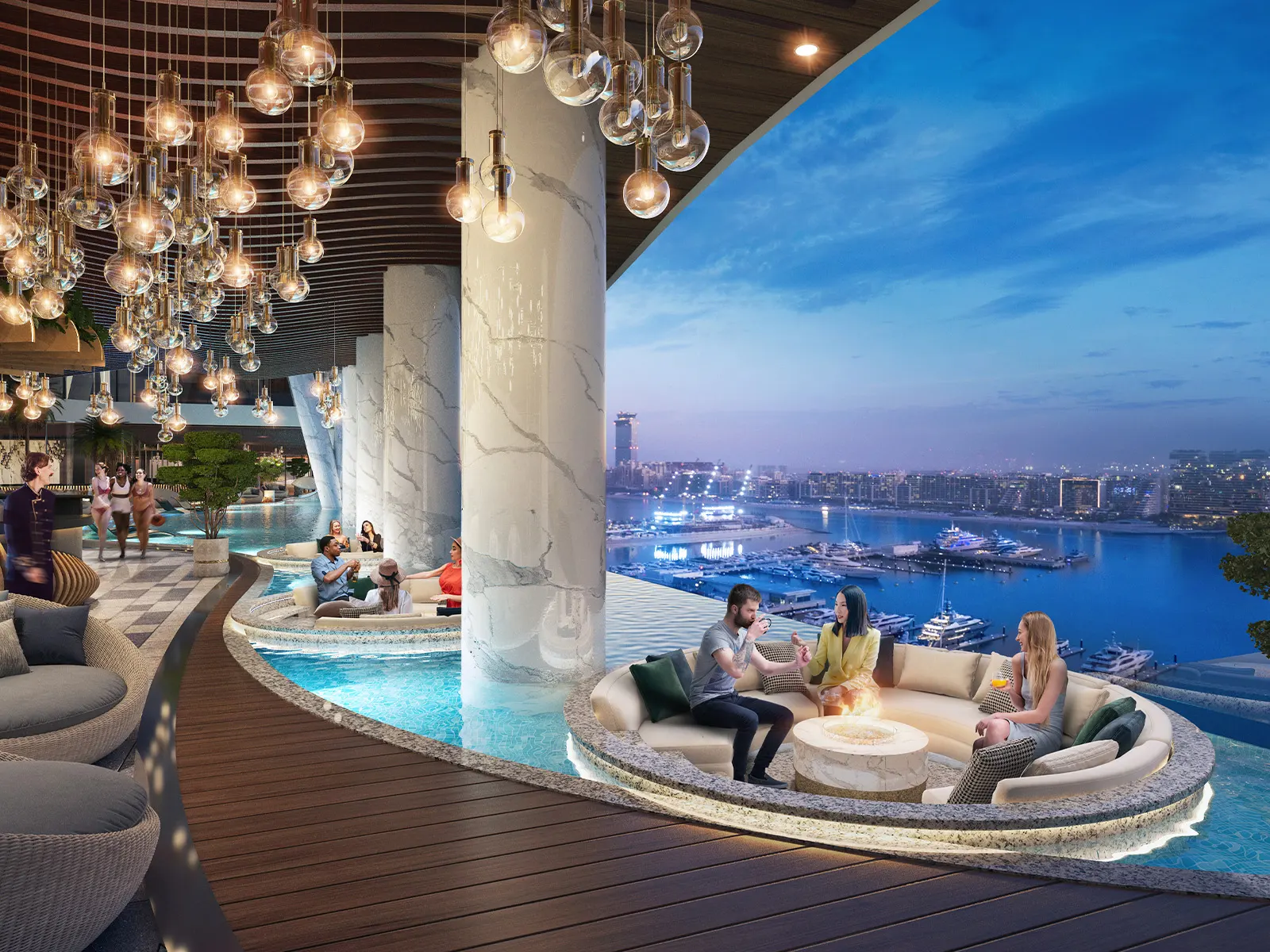 Savour exquisite dishes at our Cavalli-inspired diner, blending high fashion with culinary delights in a sophisticated setting.