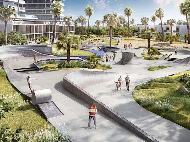 Ausgestattet mit Rampen, Rails und Bowls für Skater aller Erfahrungsstufen bietet der Skatepark endlosen Spaß und neue Herausforderungen für alle.