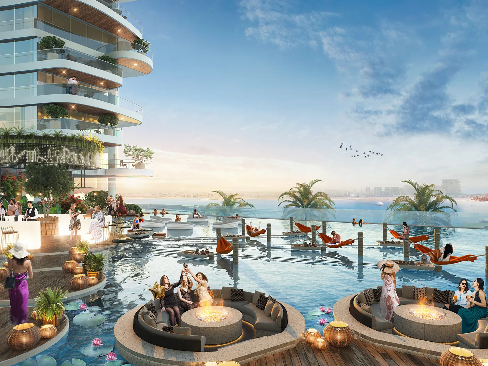 Dive into luxury with our stunning rooftop pool, offering breathtaking views of the city and a serene escape from the bustling urban life.