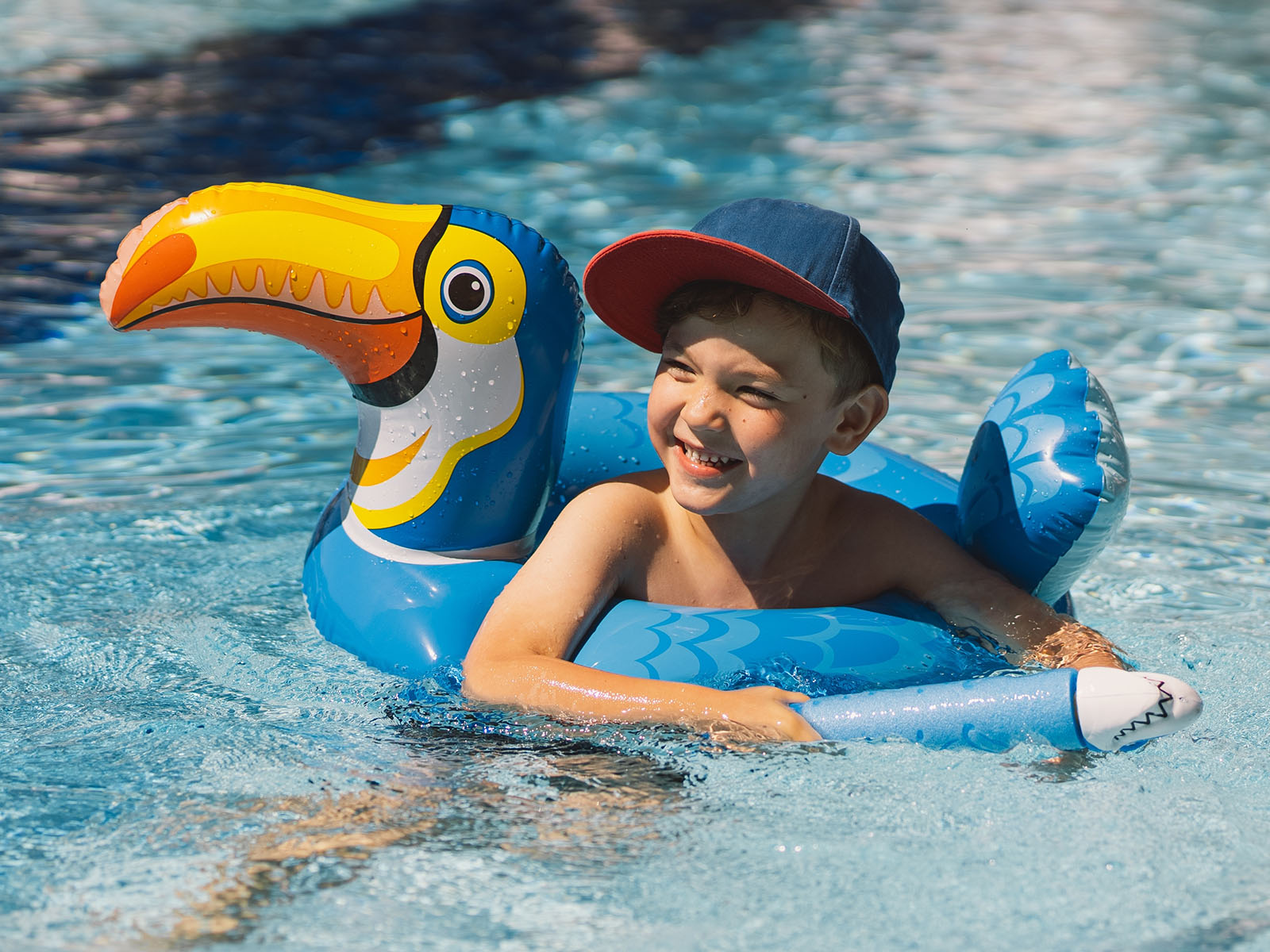 Dive into the temperature-controlled pool, perfect for a refreshing swim or lounging in comfort, no matter the season.