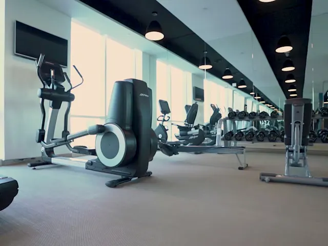 Stay fit and energised in our state-of-the-art gym, equipped with the latest fitness technology to meet all your workout needs.