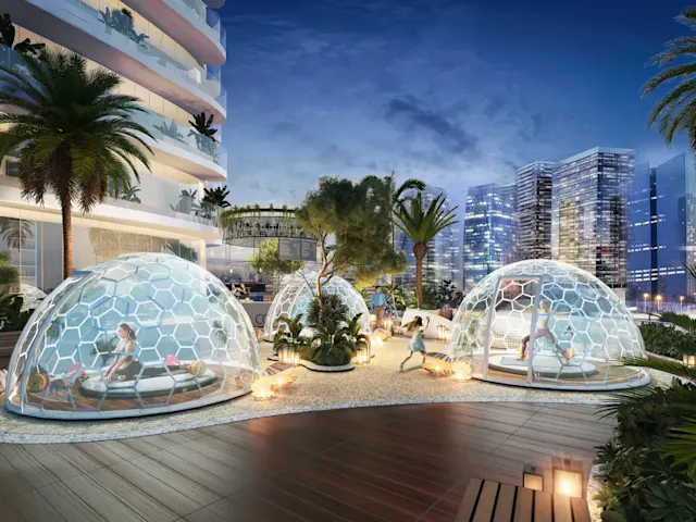 Find your inner peace in our tranquil yoga domes, where you can practice mindfulness and enjoy serene moments.