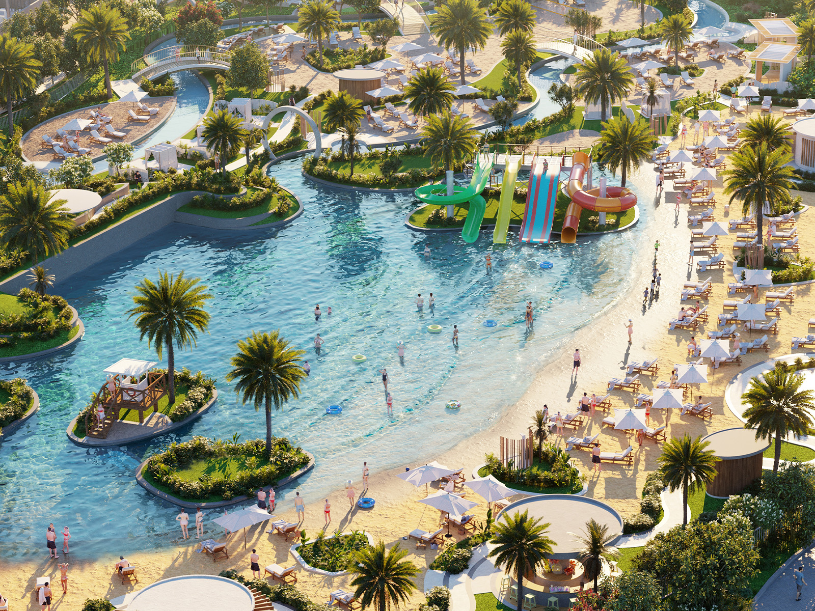 Soak up the sun, where beach vibes blend with water park thrills. Dive into the waves, lounge on the sand, and nearby attractions for endless fun.