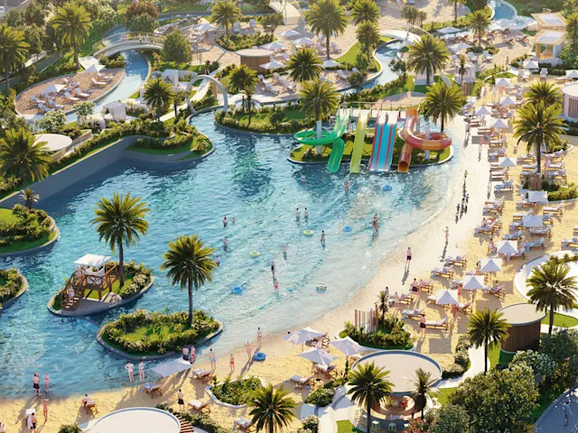 Soak up the sun, where beach vibes blend with water park thrills. Dive into the waves, lounge on the sand, and nearby attractions for endless fun.