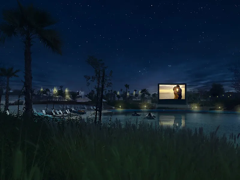 Floating cinema