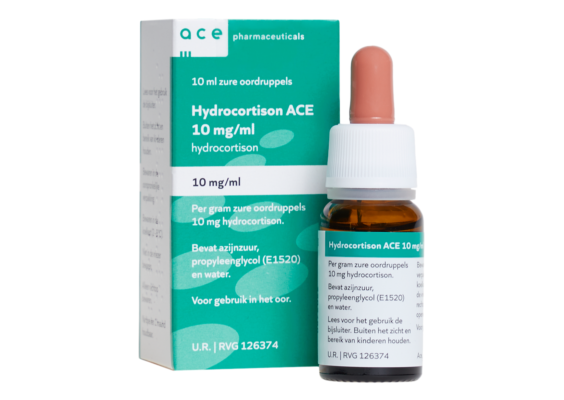 Hydrocortisone ACE 10 mg/ml, acetic acid ear drops