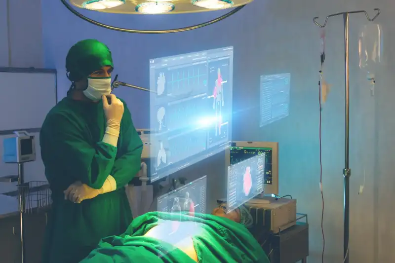 AI in Surgery: Surgeon Innovate with Mixed Reality