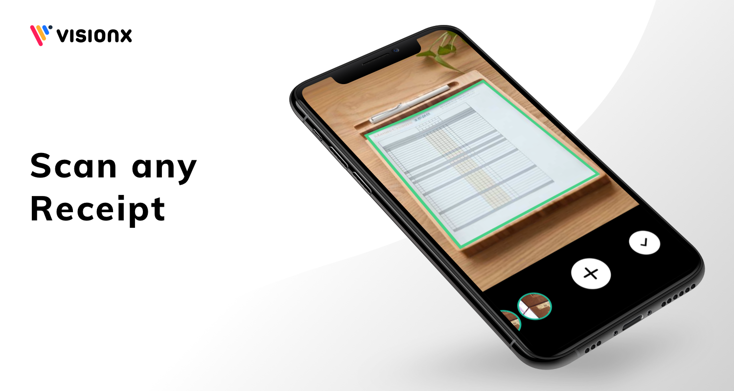 visionX digital receipt - ReceiptX