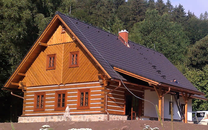 Renesance roubených staveb v Čechách