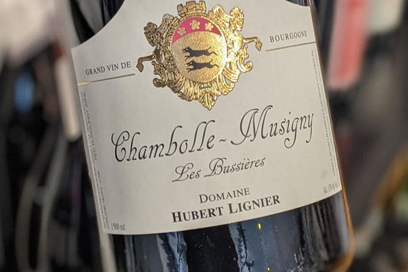 Etiquette Vin de Bourgogne-Chambolle-Musigny-75oML-Coron-Réf.n°444 