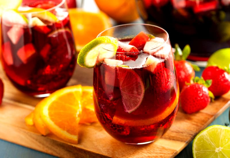 Guava Sangria Pitcher - Cocktails - The Flavor Hills