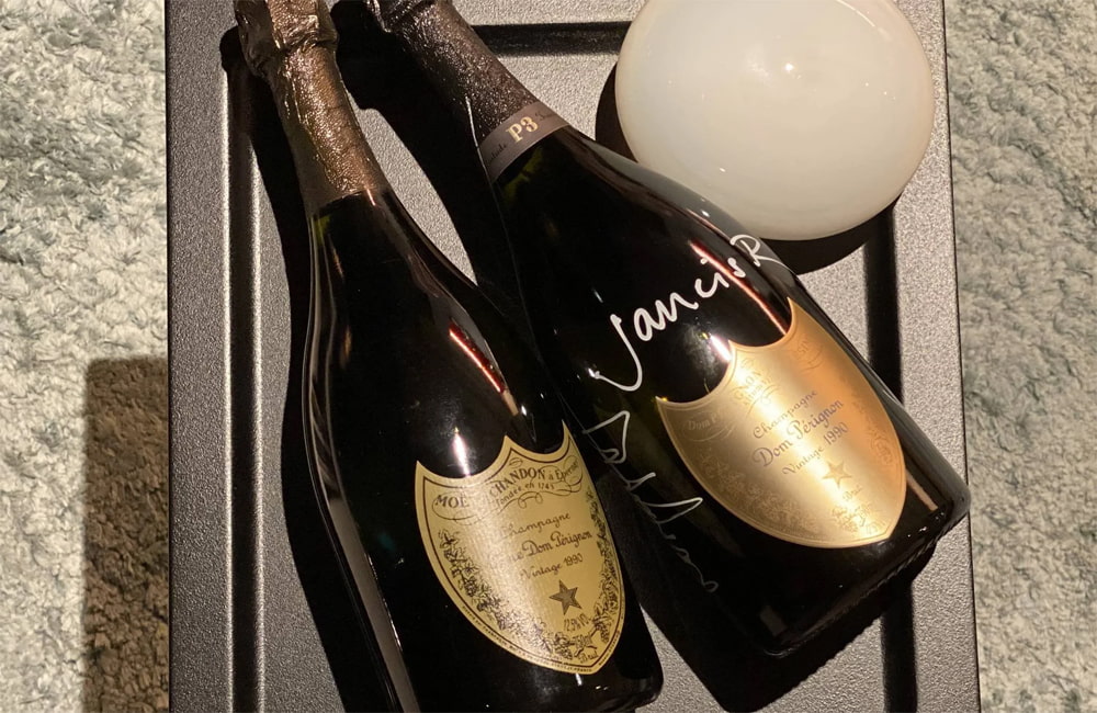 The Elegant Dom Perignon 1990 Champagne