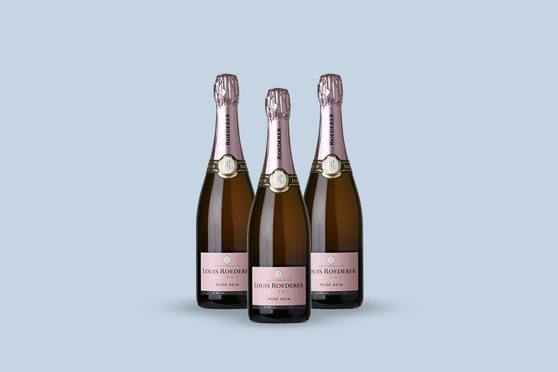Louis Roederer rose - not the most expensive French champagne, but
