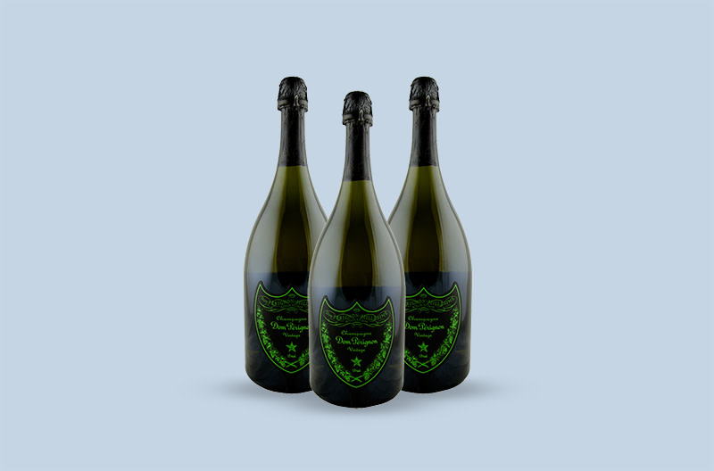 JEROBOAM dom Perignon luminous champagne Bottle EMPTY 750mL(JUST 1 BOTTLE)