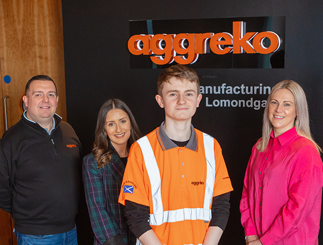 Employer + apprentice - Aggreko + Harley 1