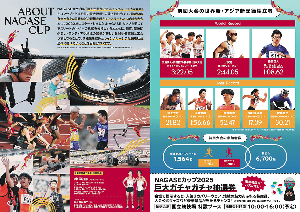 開催迫る！NAGASEカップ2025 ― 陸上とパラスポーツの魅力を国立競技場