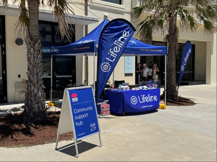 Lifeline Community support hub at Bondi Pavillion