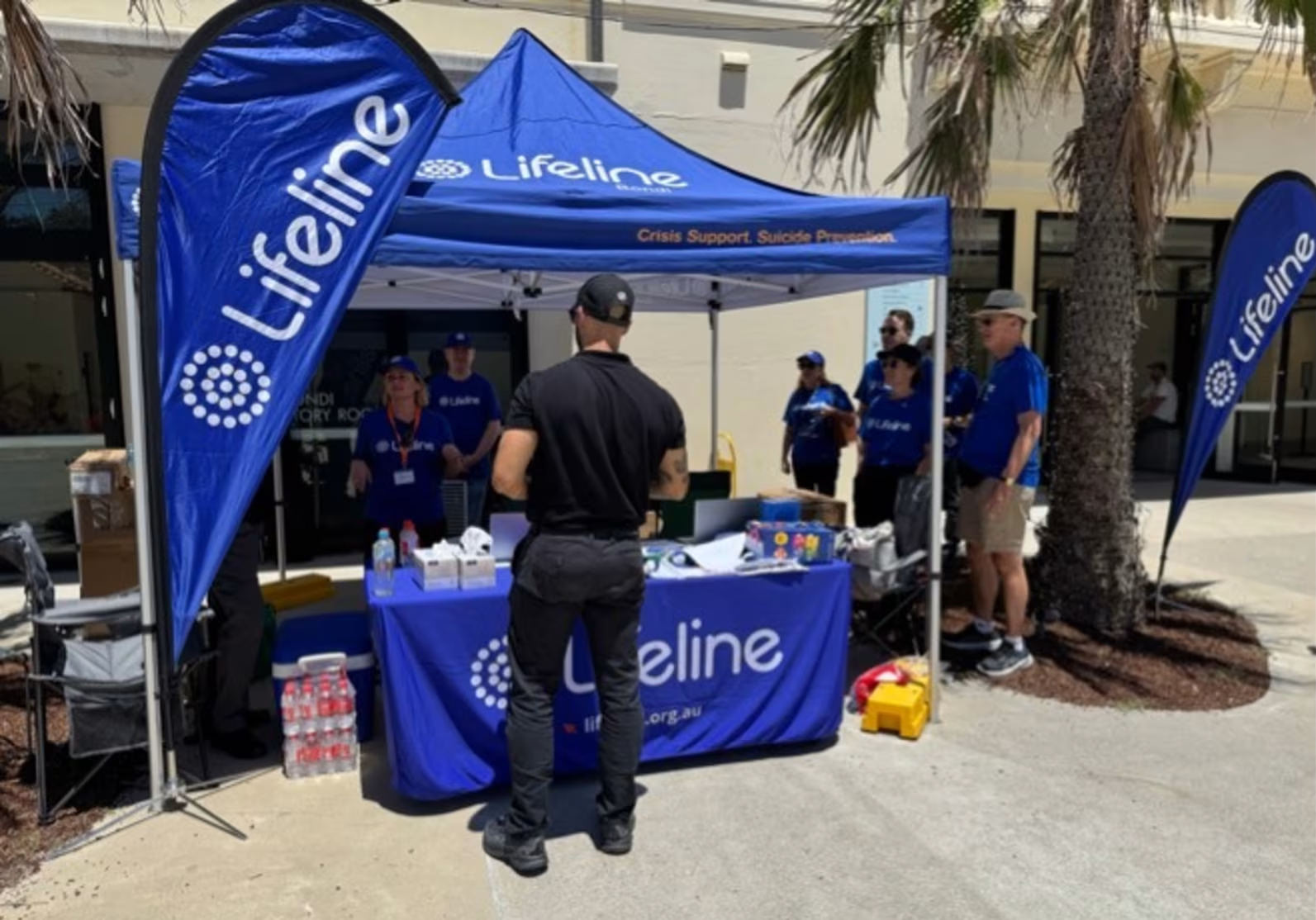 Lifeline team at Bondi Pavillion